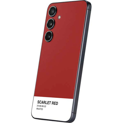 Scarlet Red Galaxy S25 Skin